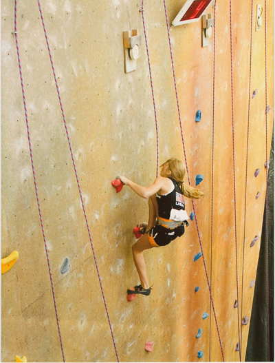 Taylor Clarkin Speed Climbing